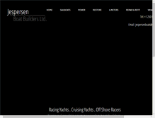 Tablet Screenshot of jespersenboats.com